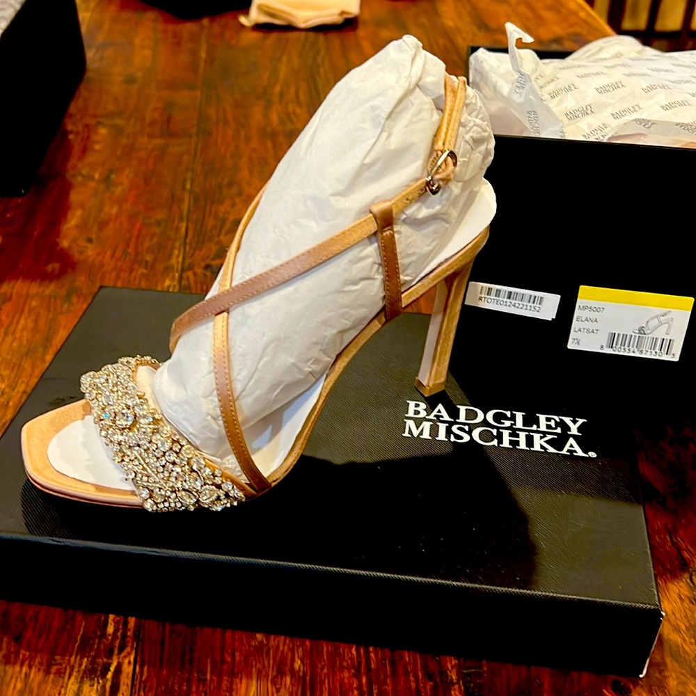 Badgley Mischka elana heels/shoes